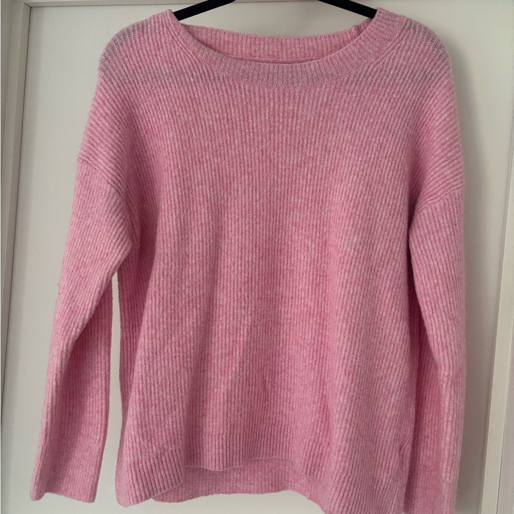 J. Crew Soft Pink Crew Neck Sweater